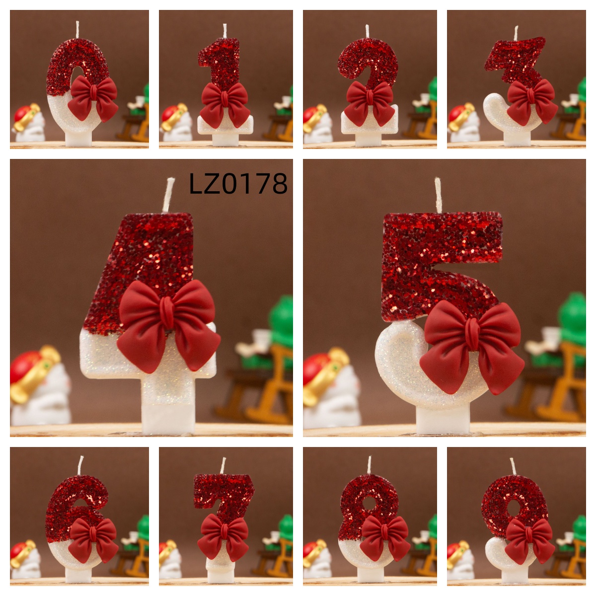 Unity Candle Set - New 0-9 Number Birthday Candles Original