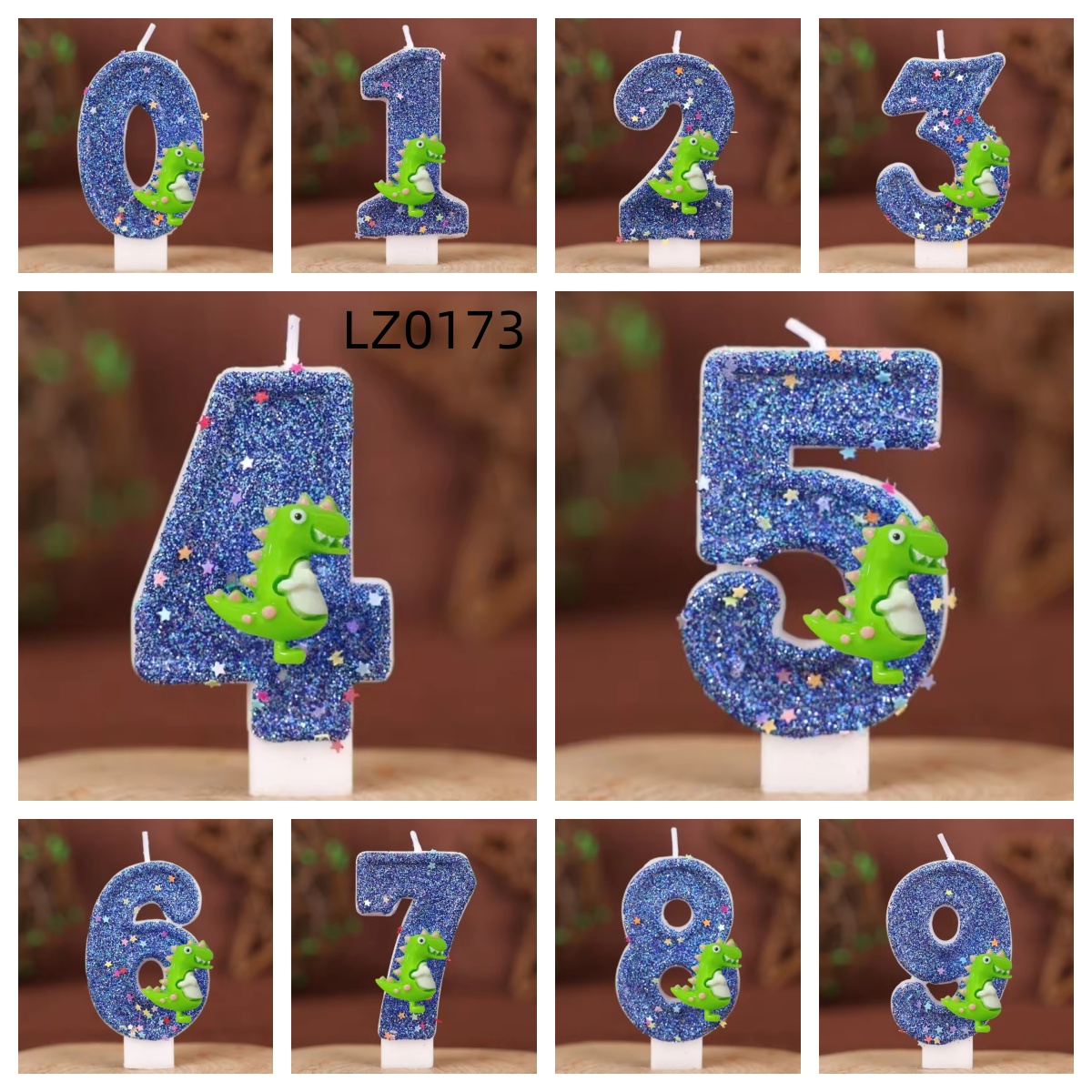 Unity Candle Set - New 0-9 Number Birthday Candles Original