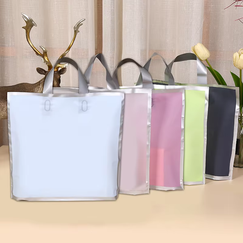 50Pcs Frosted hand shopping ba - đánh giá và giá Wedding Party Supply Store