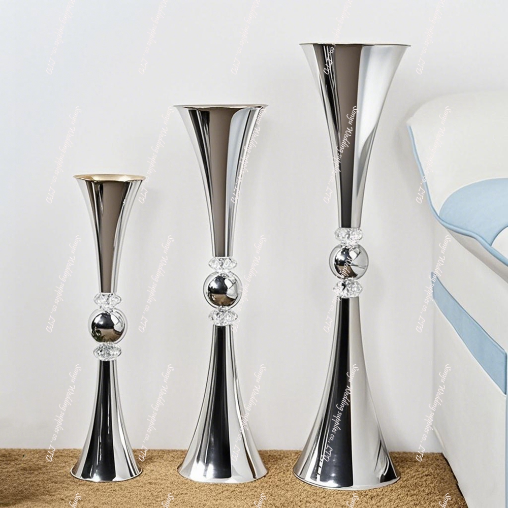 10pcs 50/60/70cm acrylic Flowe - đánh giá và giá Centerpiece Vase Tall
