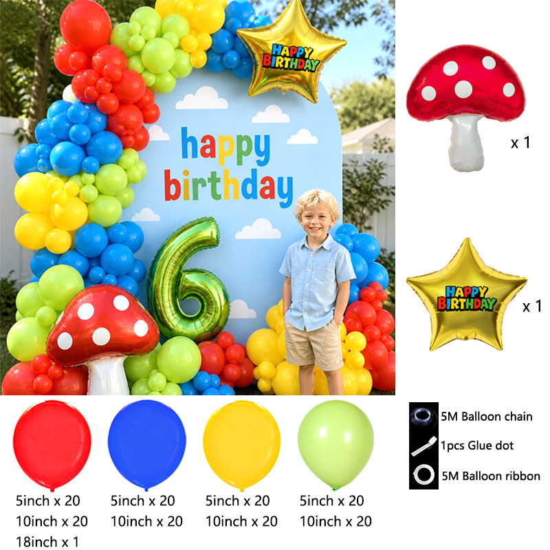 1set Red Blue Green Mushroom S - đánh giá và giá Wedding Superstar