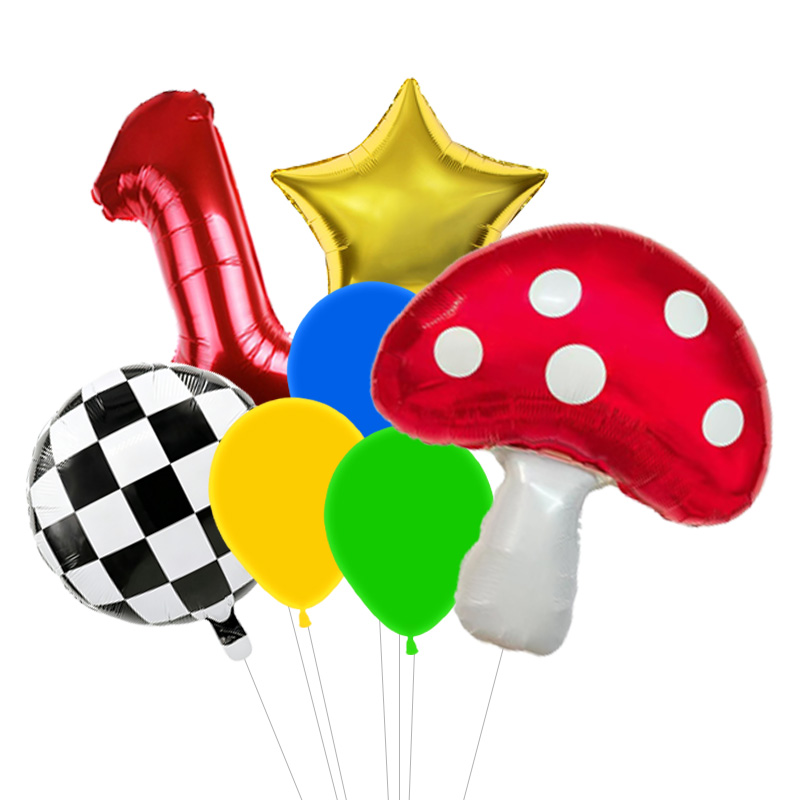 Mushroom Star Foil Balloons Ga - đánh giá và giá Wedding Superstar