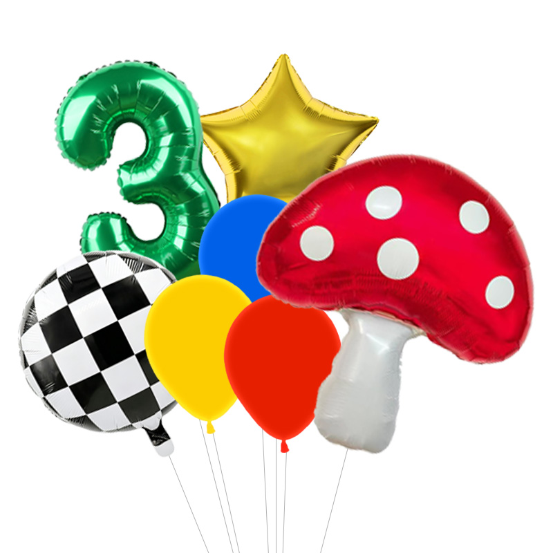 Mushroom Star Foil Balloons Ga - đánh giá và giá Wedding Superstar