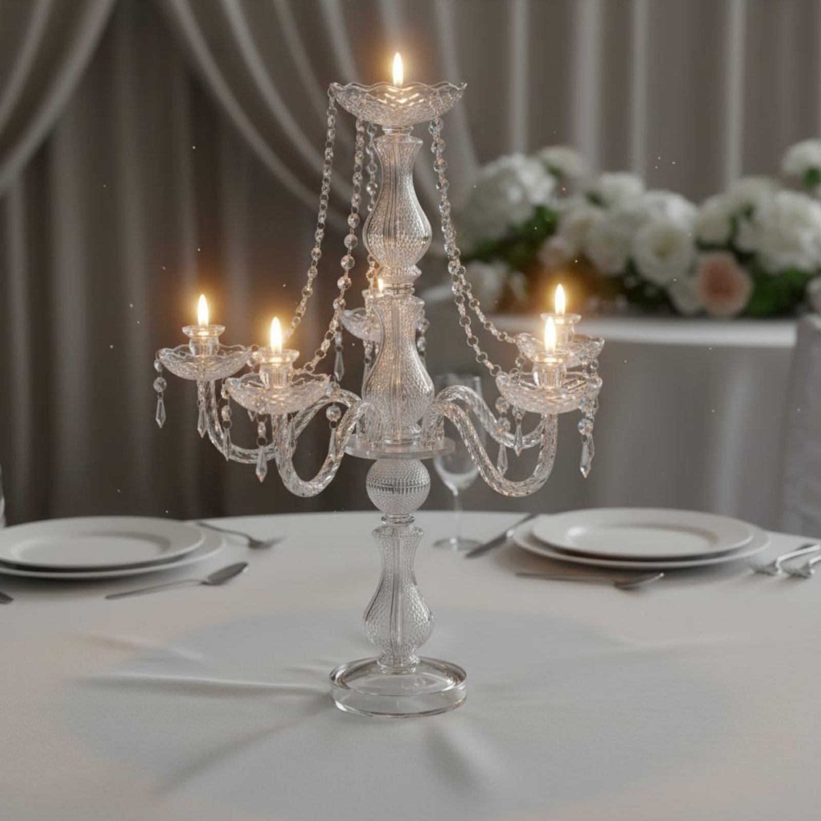 Crystal Candelabra Elegant Wed - đánh giá và giá Unity Candle Set