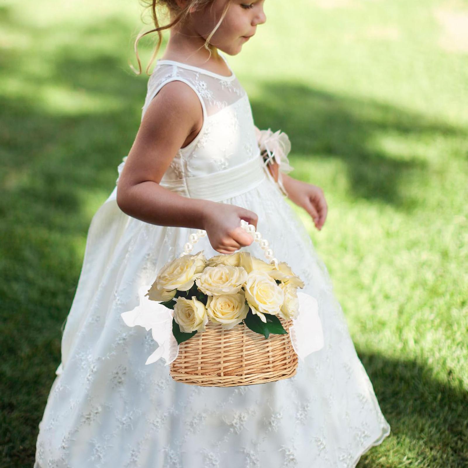 One wicker rattan flower child - đánh giá và giá Wedding Hampers