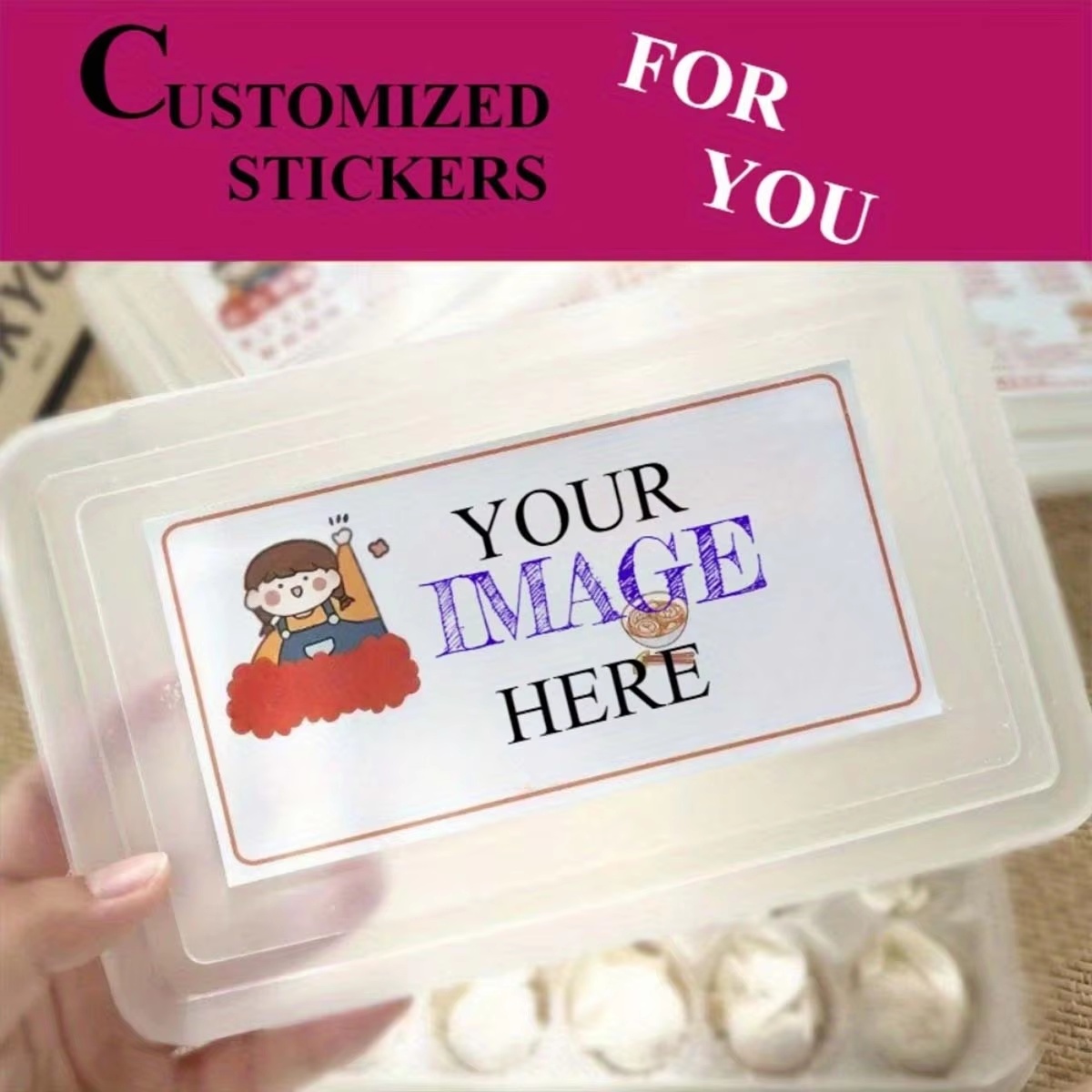 Custom Rectangular Stickers –  - đánh giá và giá Wedding Packaging